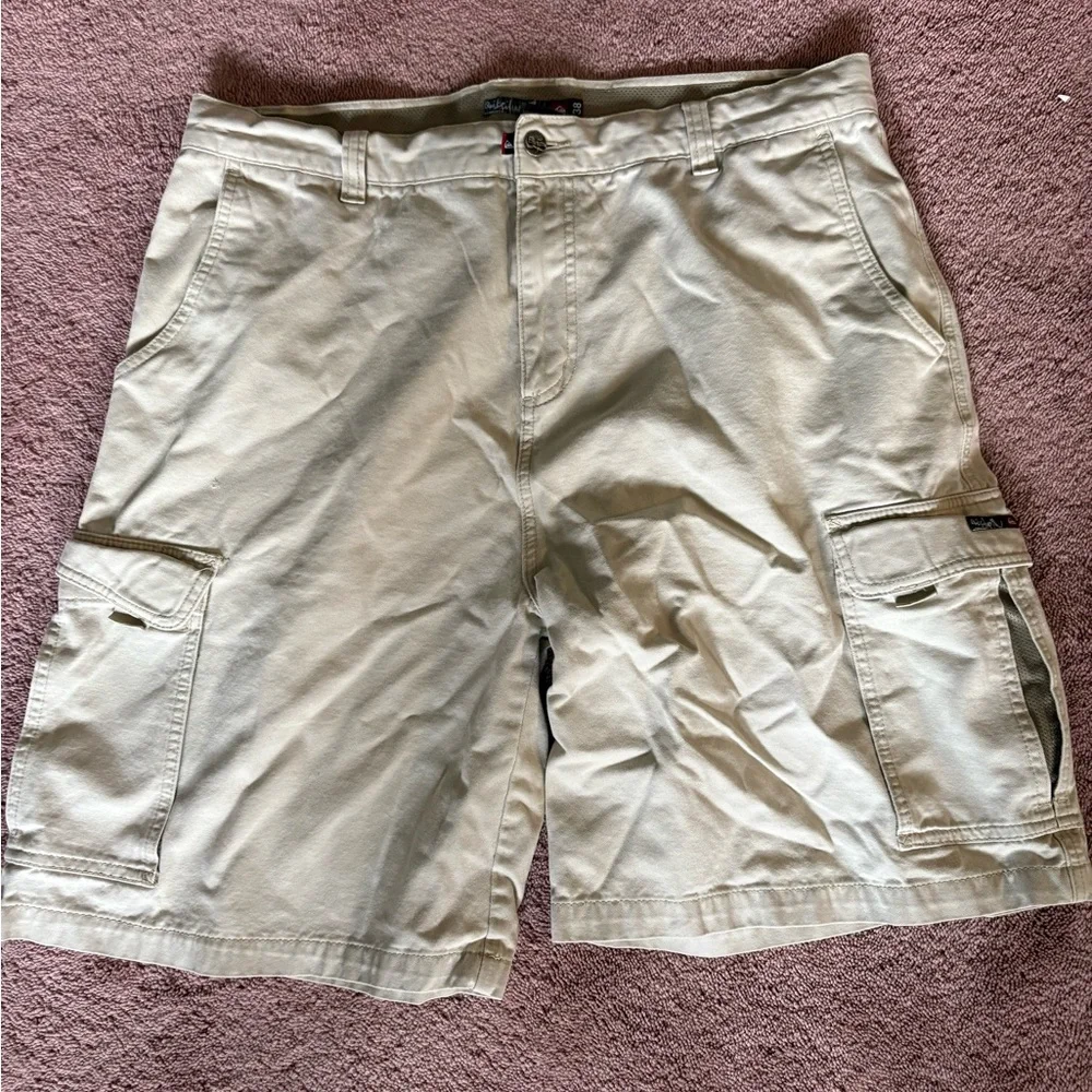 Men's Tan Quiksilver‎ Cargo Shorts
